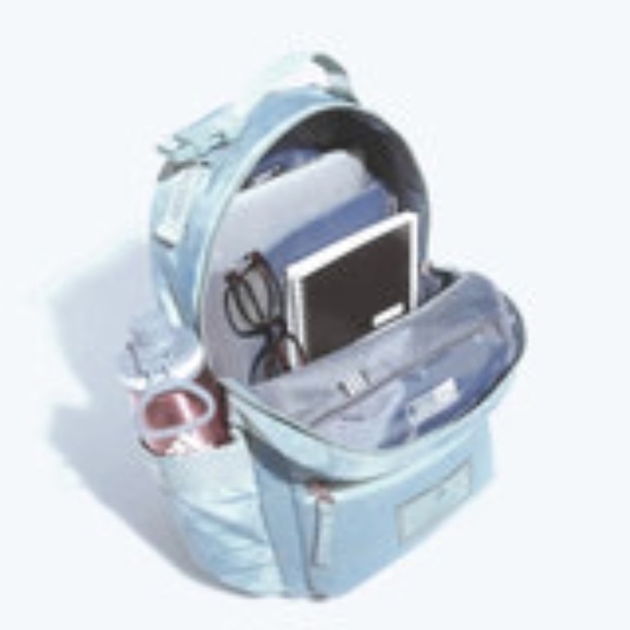 Adidas® Women's VFA Backpack w/ 15-Inch Laptop Sleeve Wonder Blue Adidas OG NEW! - Picture 6 of 10